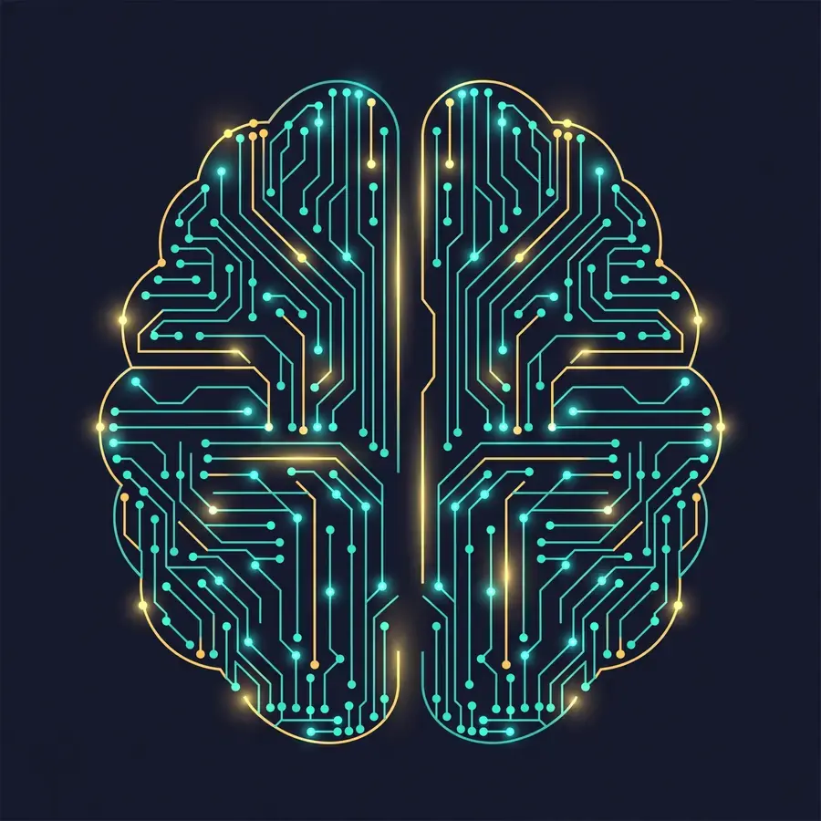 AI SEO Services 1 AI SEO services concept with neural network