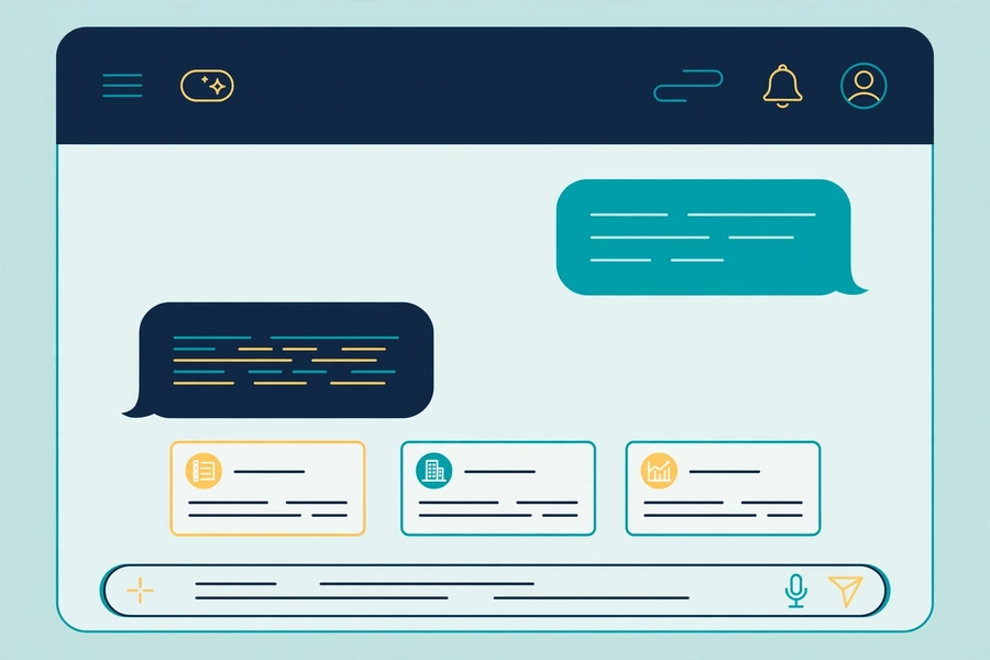 AI SEO Services 2 AI chat interface showing business citations