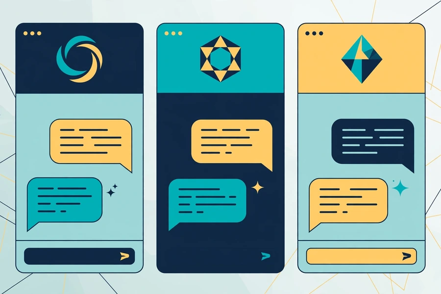 AI chatbots displaying brand information