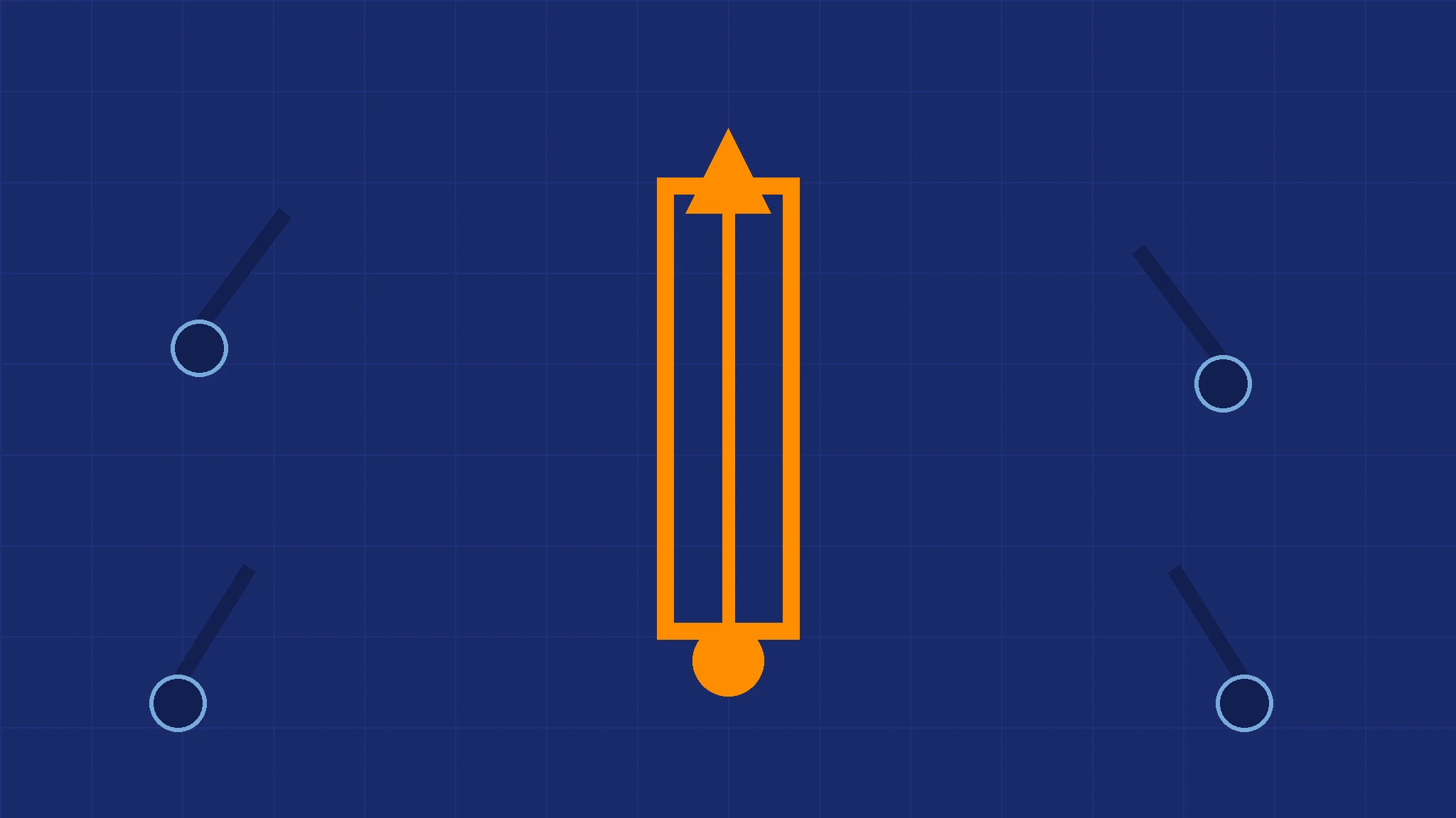 Flat vector illustration of a magnifying glass revealing hidden keyword opportunities