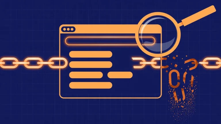Illustration of filtering harmful backlinks away from a website